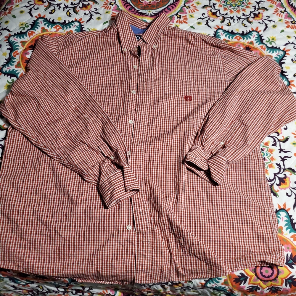 Men's Red Checkered Shirt
